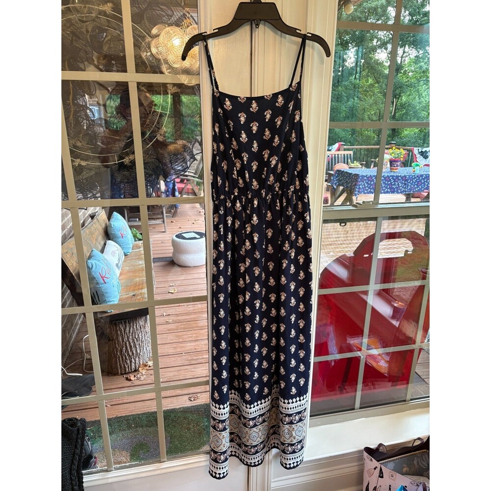 Lascana Multi-Color Floral Print Sleeveless Maxi Dress- Size 8
